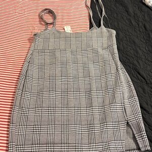 Plaid Sleeveless Dress